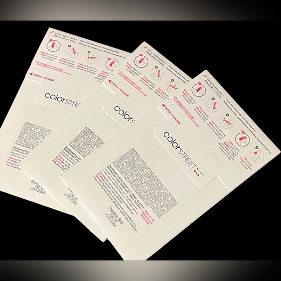 3 packs of Color Street Nail Polish Strips - Picture 3 of 4